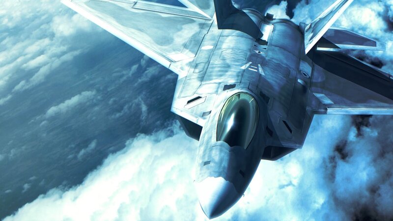 Stealth Fighter Jet — Blue, Dramatic, Digital Art, Clouds, Sky