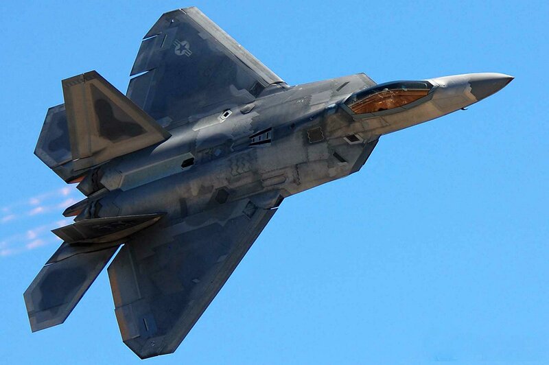 Stealth Fighter Jet — Blue, Dynamic