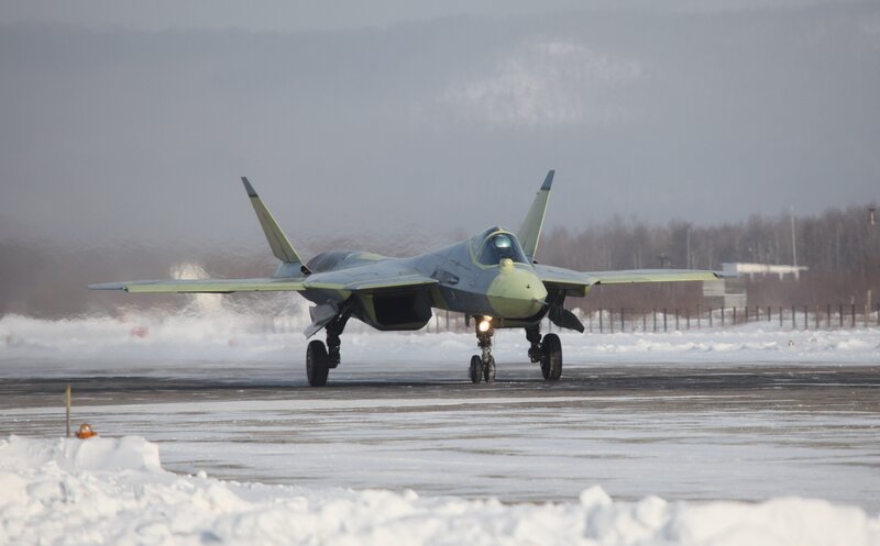 Stealth Fighter Jet — Gray, Cold, Winter