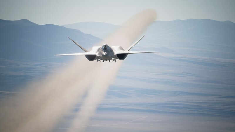 Stealth Fighter Jet — Gray, Dramatic, Afternoon, 3d Render