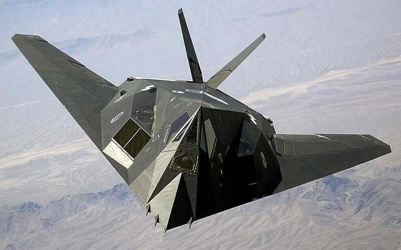 Stealth Fighter Jet — Gray, Dramatic, Photograph, Aircraft, Sky