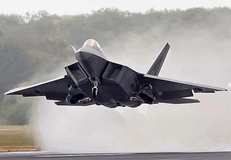 Stealth Fighter Jet — Gray, Dramatic, Photograph, Aircraft
