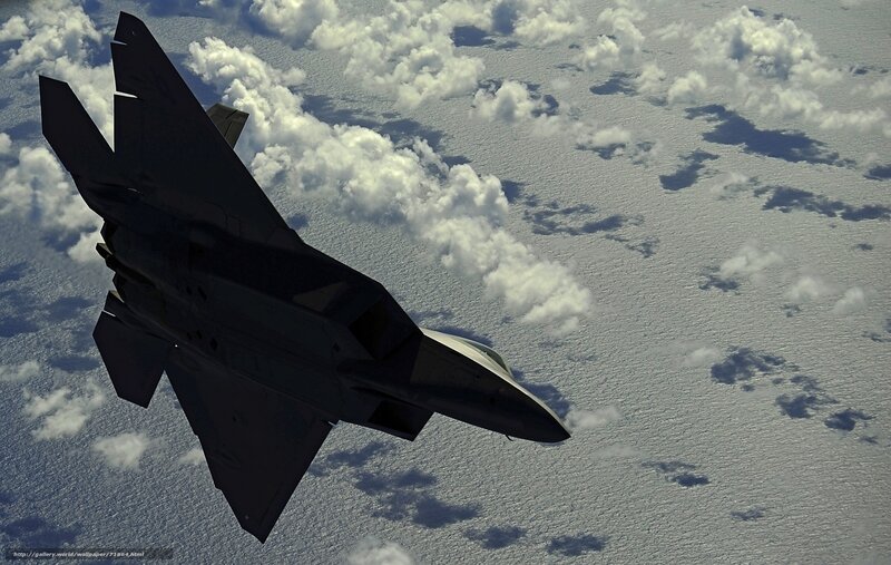 Stealth Fighter Jet — Gray, Dramatic, Photograph, Clouds, Sky