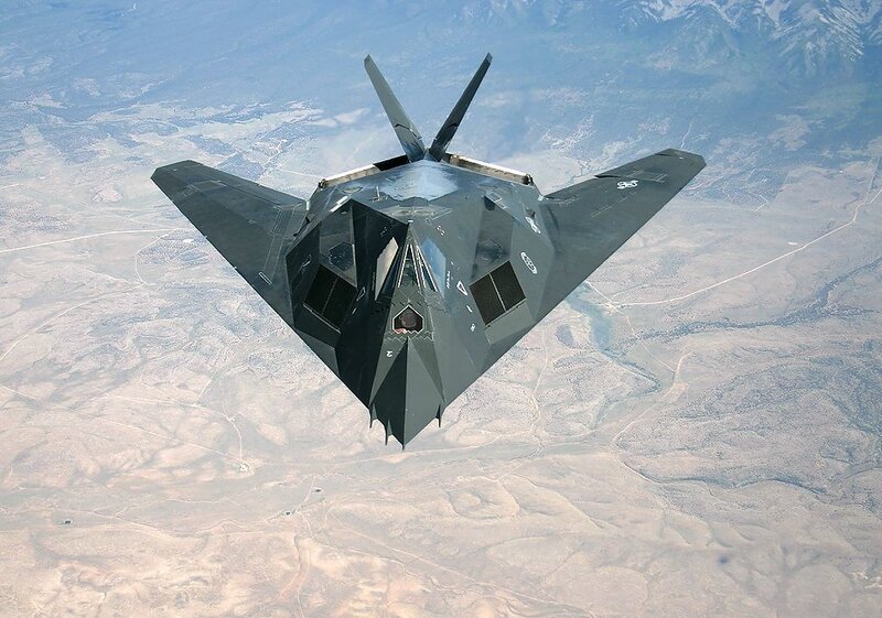 Stealth Fighter Jet — Gray