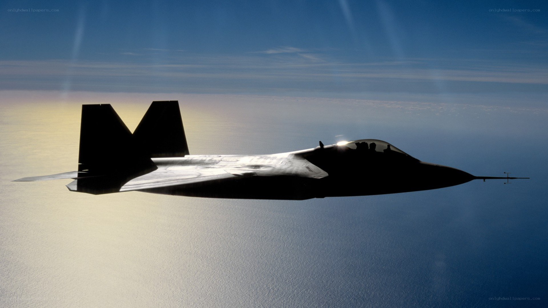 stealth fighter jet in flight