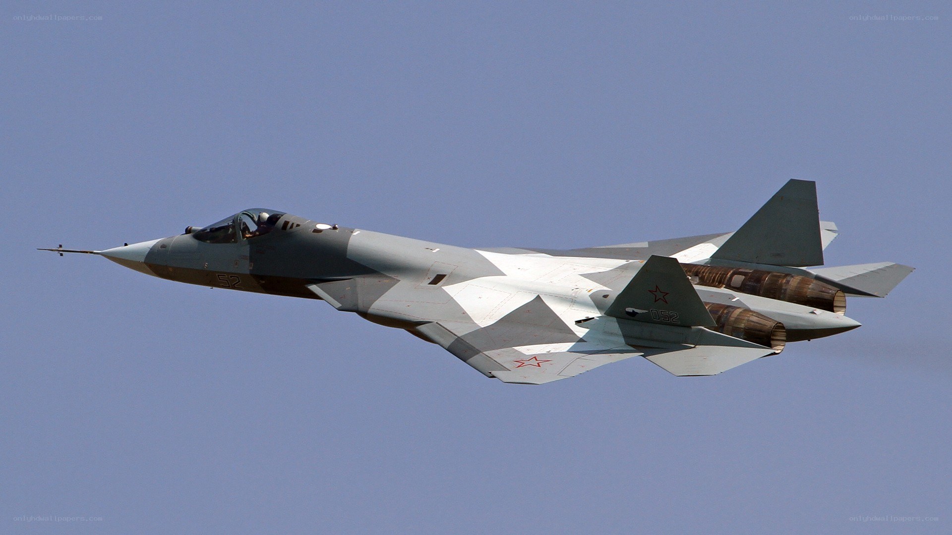 Stealth fighter jet in flight