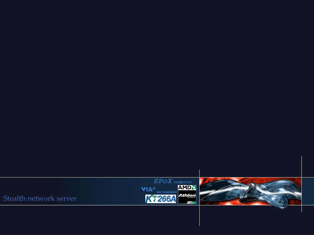 Stealth network server screen