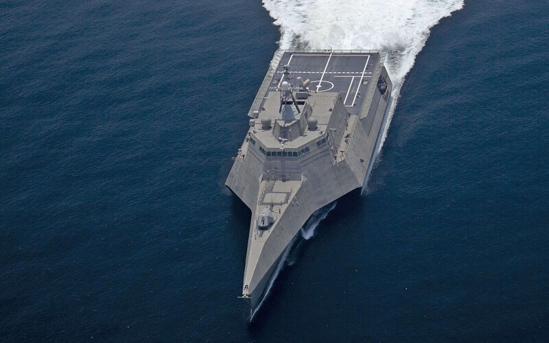 Stealth Ship at Sea