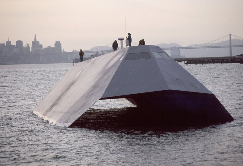 Stealth Ship in Water