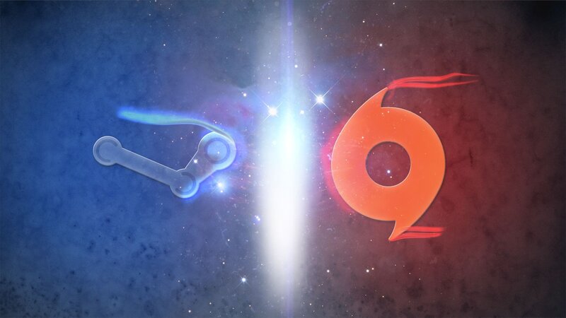 Steam and Quake Logos