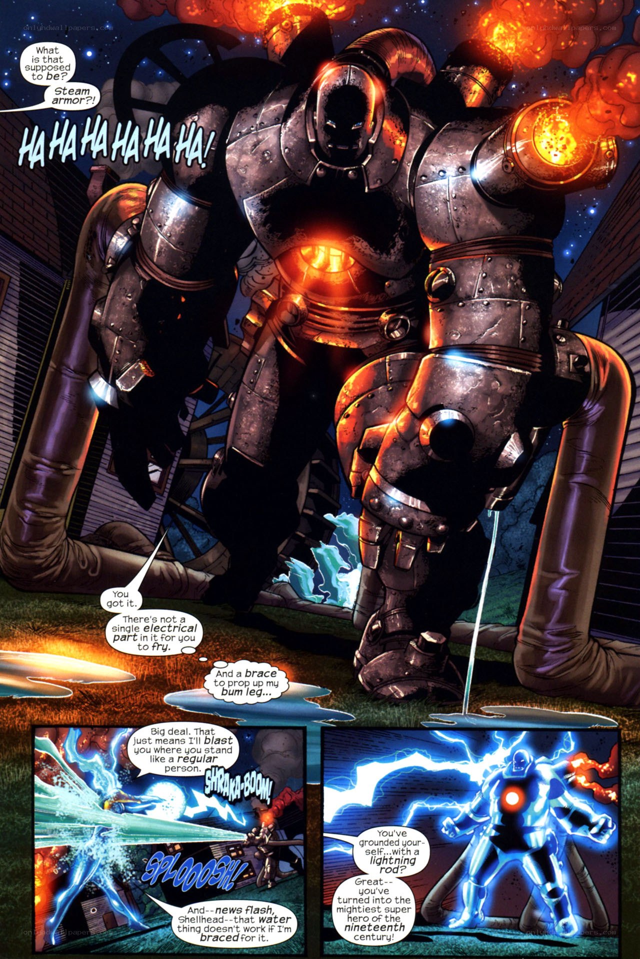 Steam Armor Battle