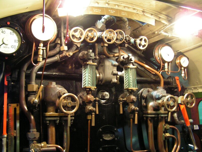 steam engine control panel