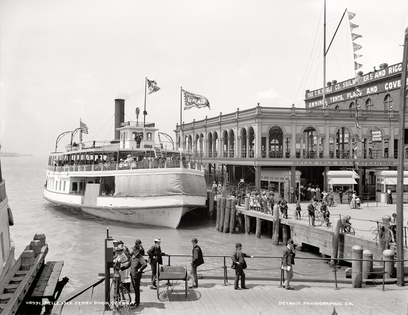 Steam Ferry at Dock