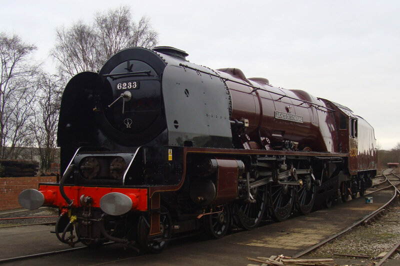Steam Locomotive — Black