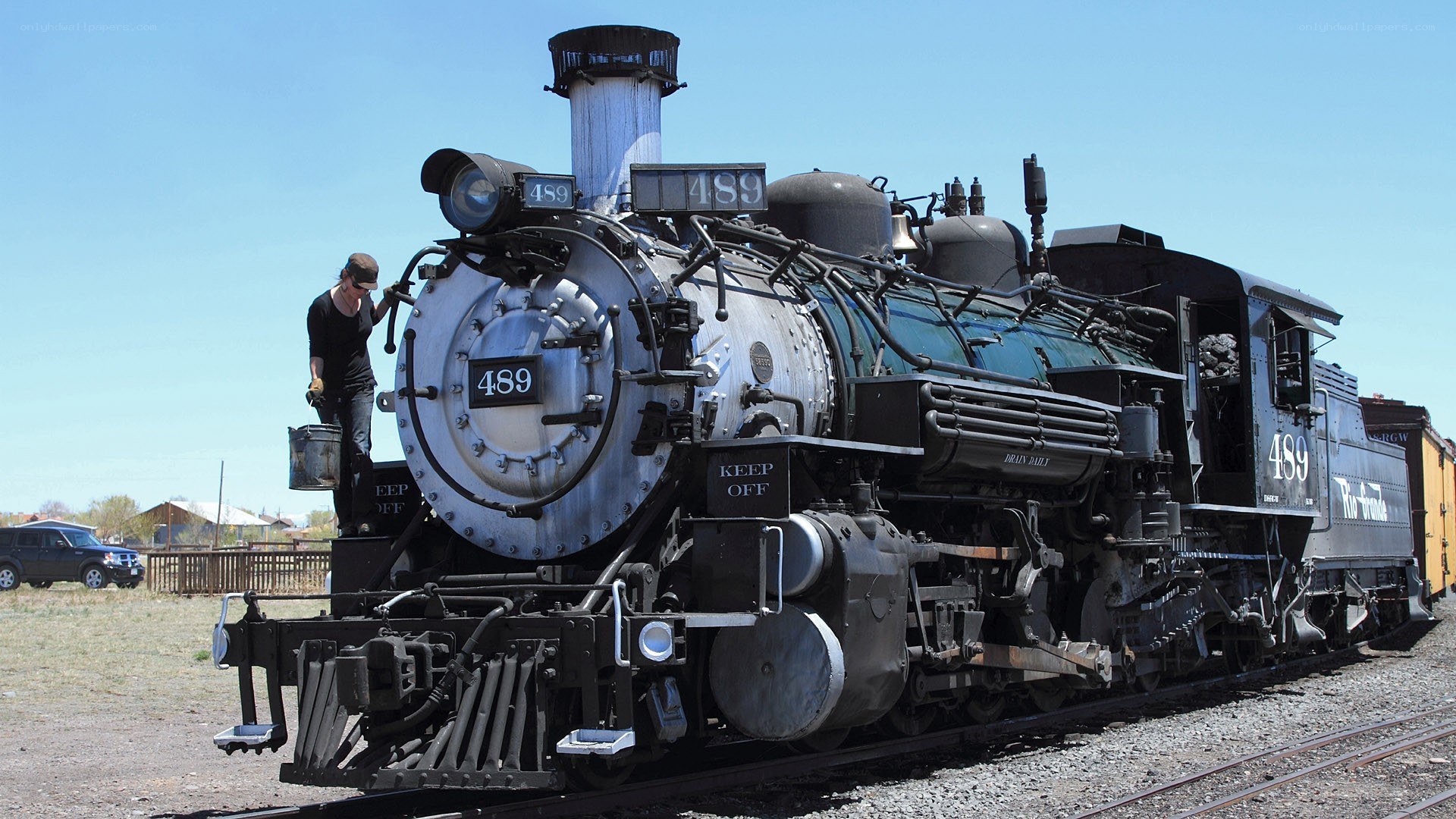 Steam locomotive number 489