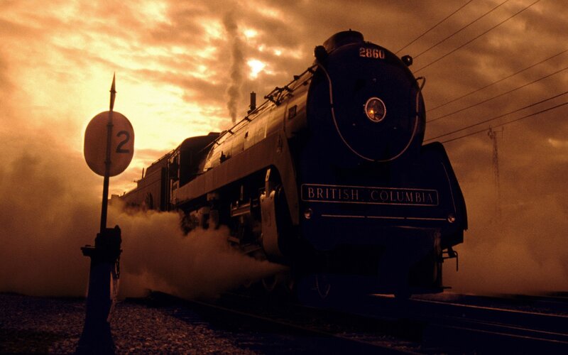 Steam Locomotive — Orange