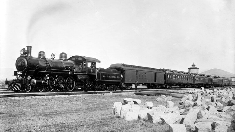 Steam Locomotive Train — Black, Historical