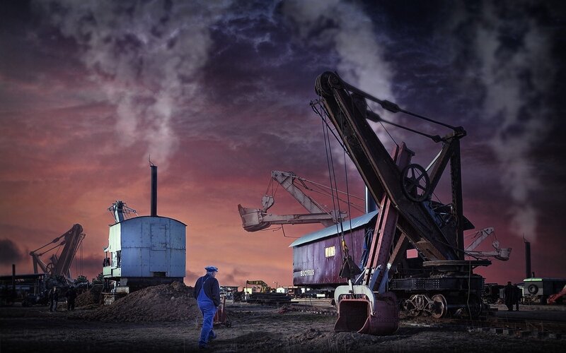Steam-powered Excavators