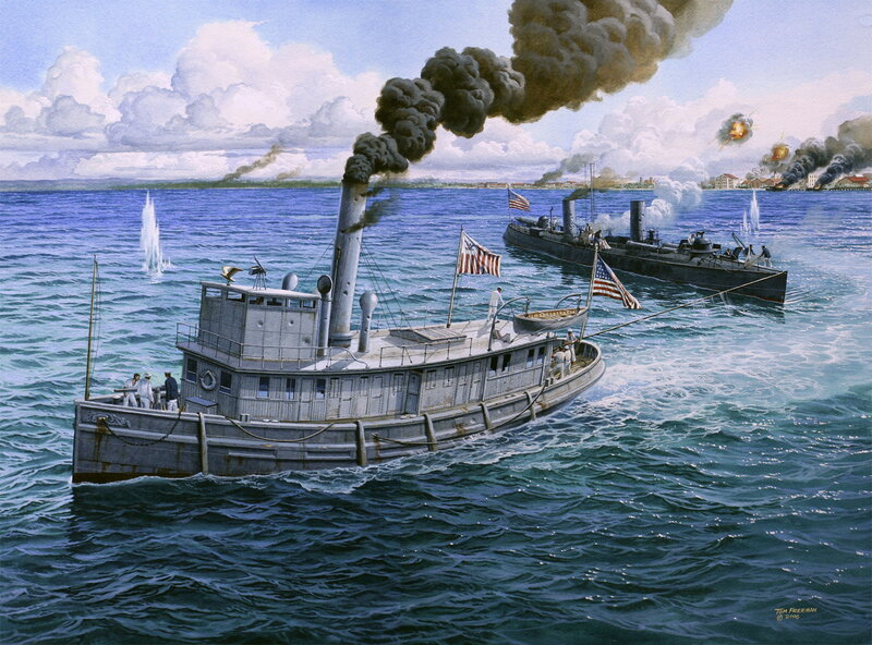 Steam-powered Warships