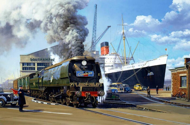 Steam Train at Port