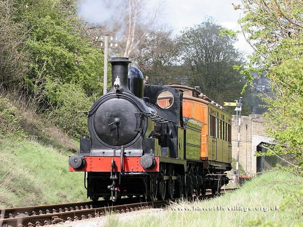 steam train on a rural track