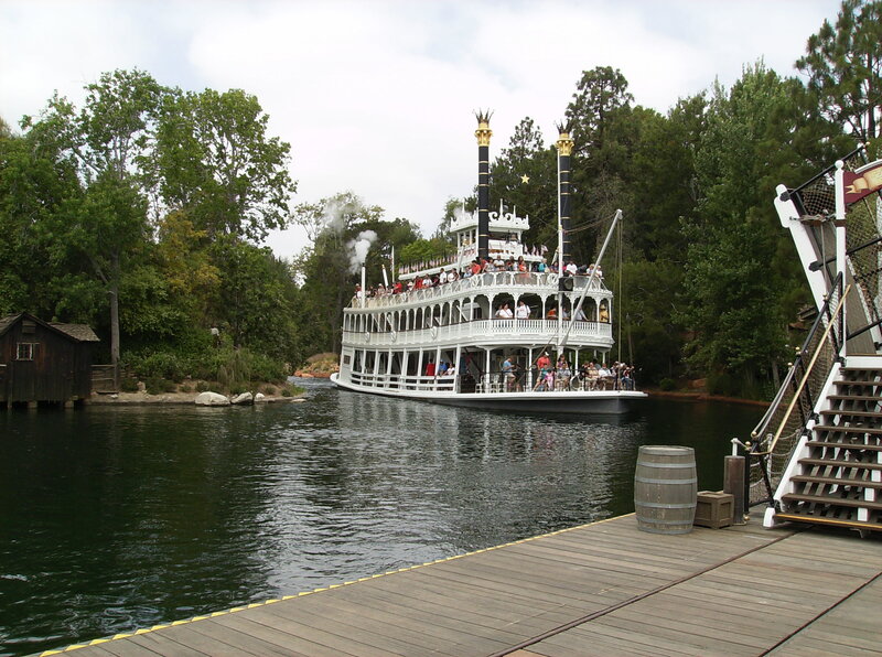 Steamboat on a river