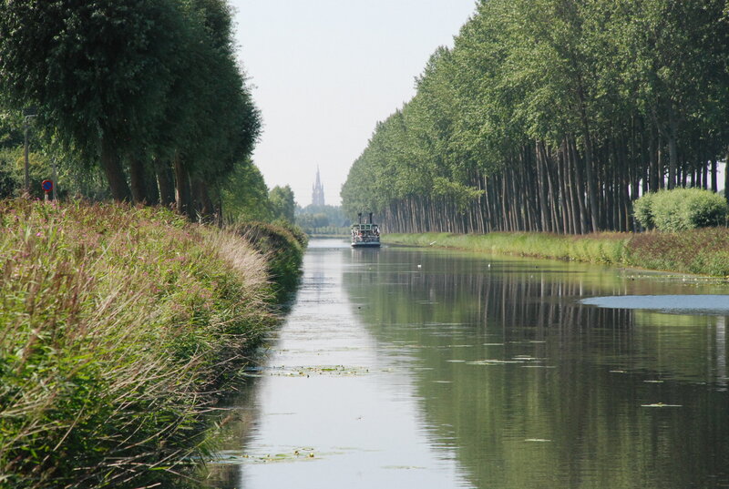 Steamboat on Canal