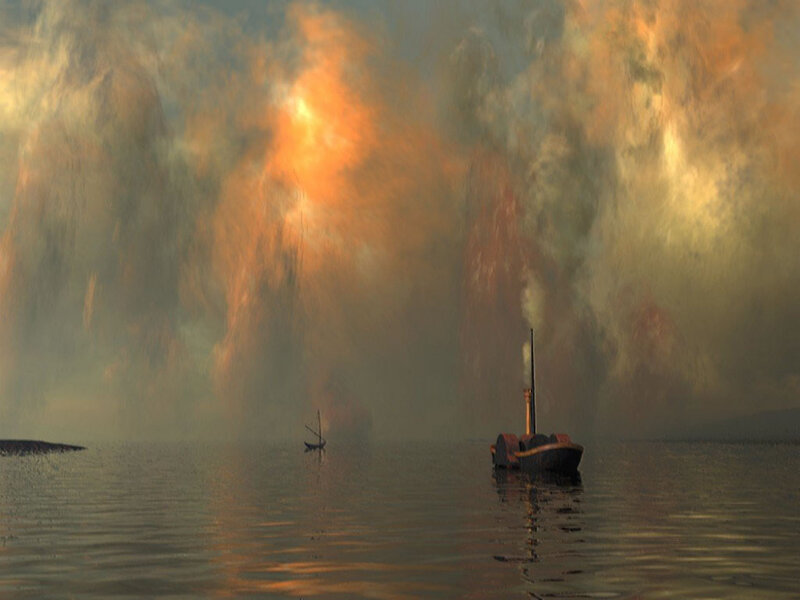 Steamboat on Water