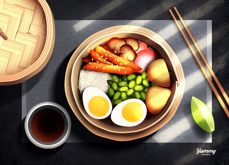 Steamed Rice Bowl