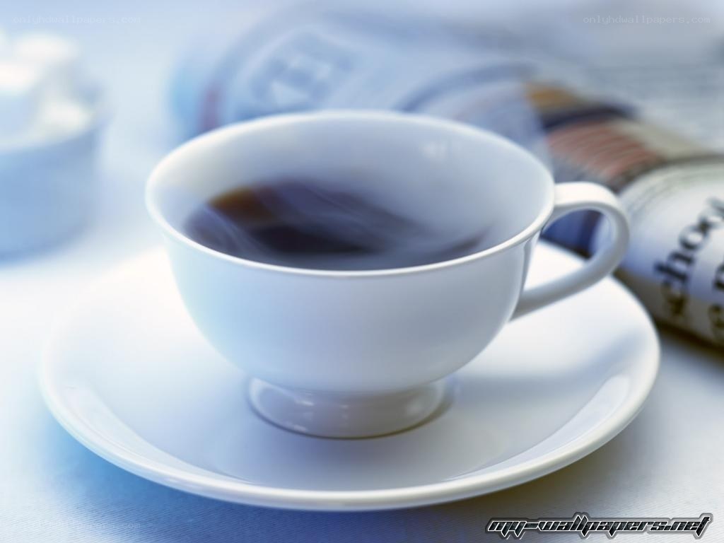 steaming coffee cup