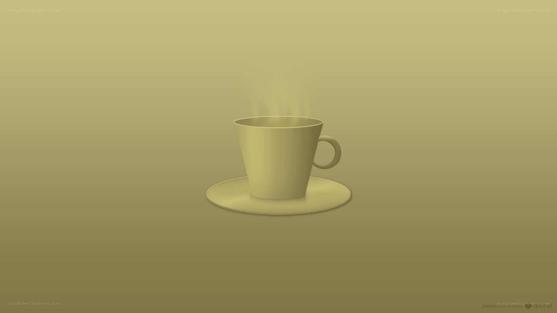 steaming coffee cup