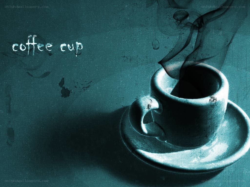 steaming coffee cup