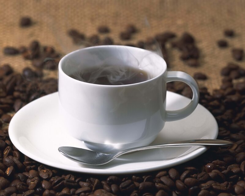 Steaming Coffee Cup — White, Calm, Photograph