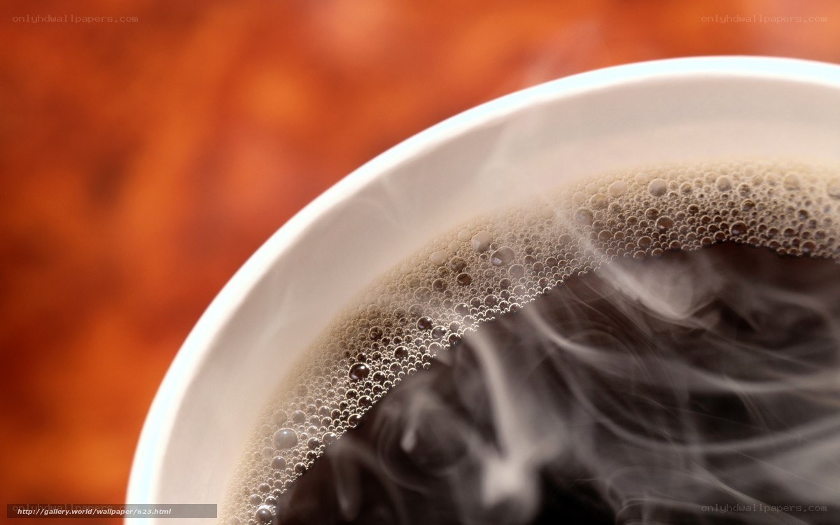 steaming coffee cup