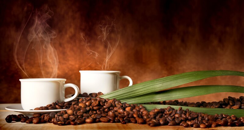 Steaming Coffee Cups