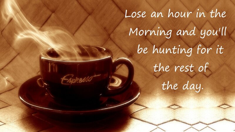 Steaming Espresso Cup — Brown, Calm