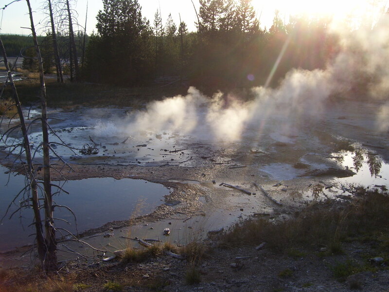 Steaming Geothermal Area