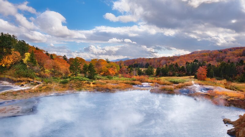 Steaming Hot Spring — Blue