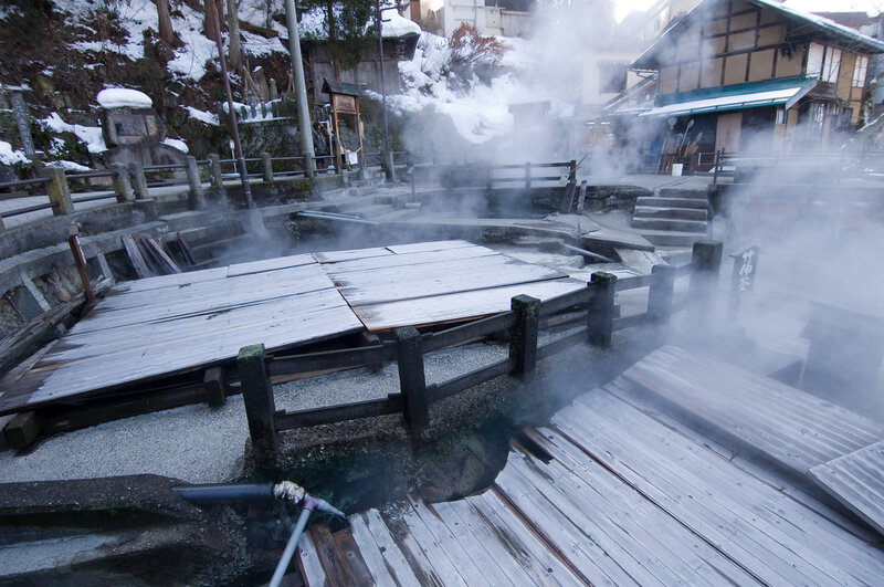 Steaming Hot Spring — Gray