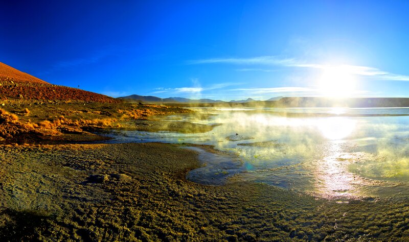 Steaming Hot Springs