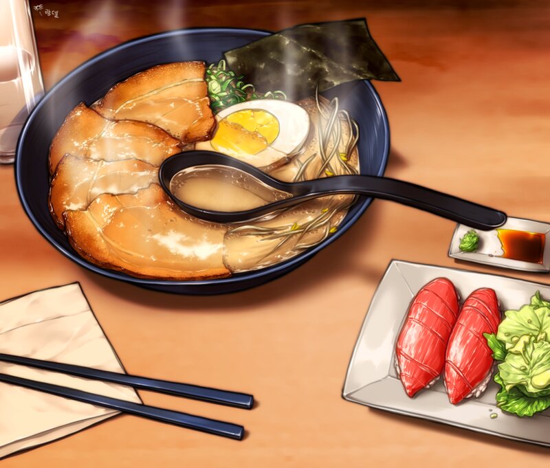 Steaming Ramen Bowl