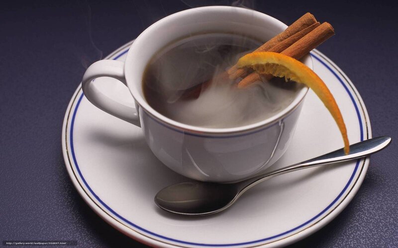 Steaming Tea with Cinnamon — White, Warm, Photograph