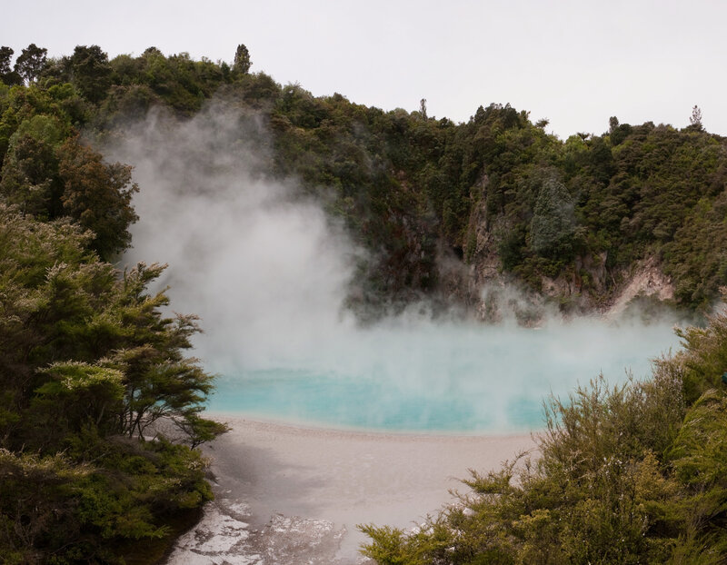 Steaming Turquoise Pool
