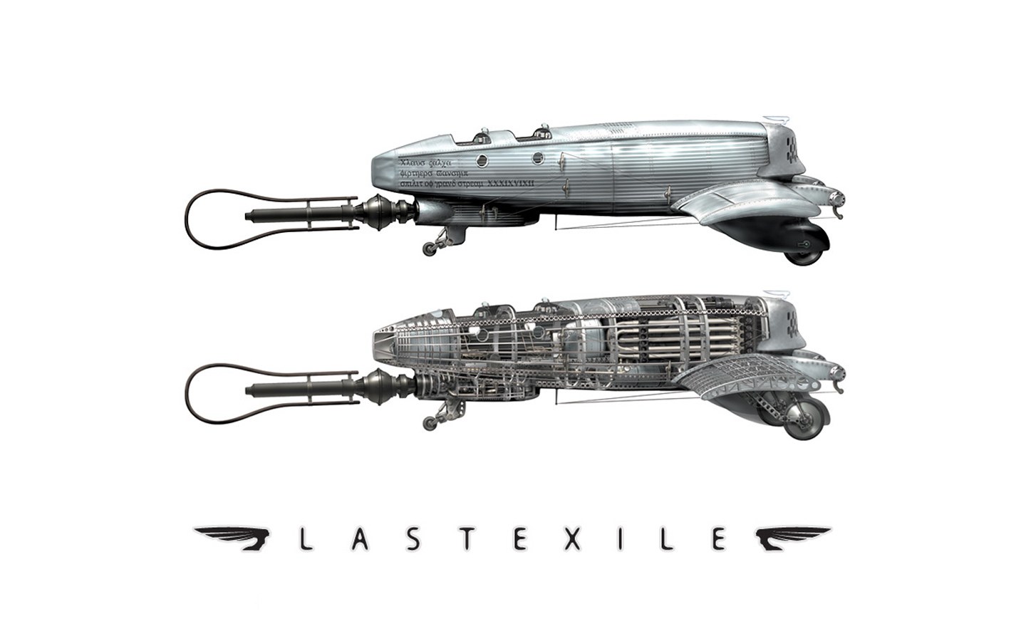 Steampunk aircraft concept art