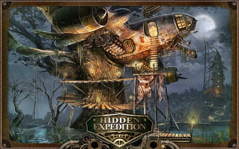 Steampunk Airship in Tree