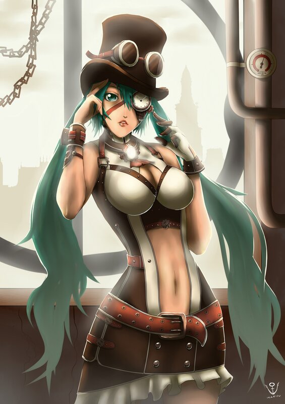 steampunk anime character