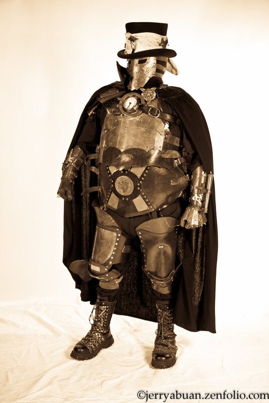 steampunk armored figure