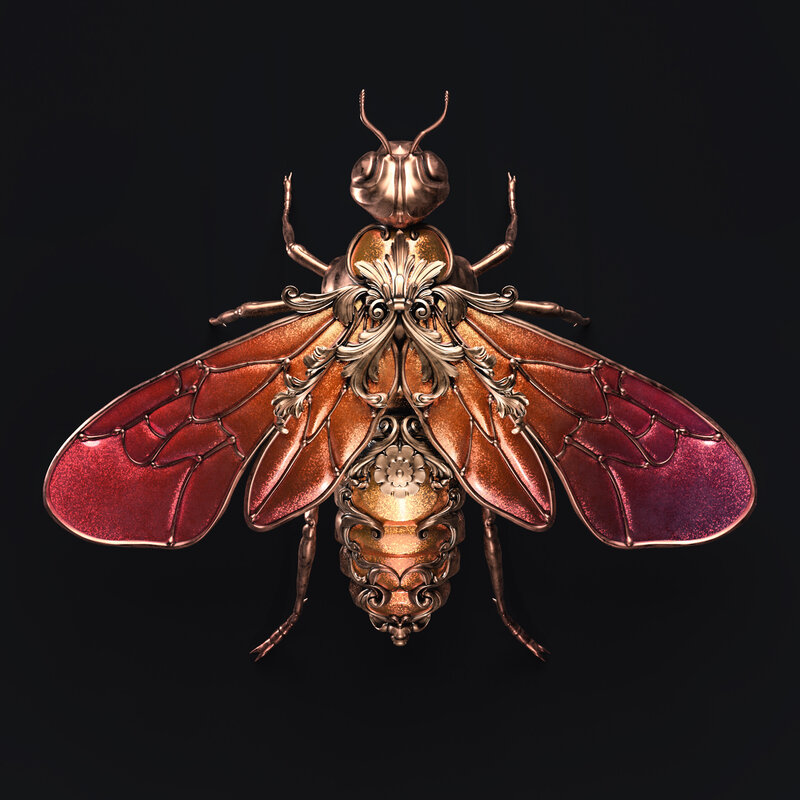 Steampunk Bee Sculpture