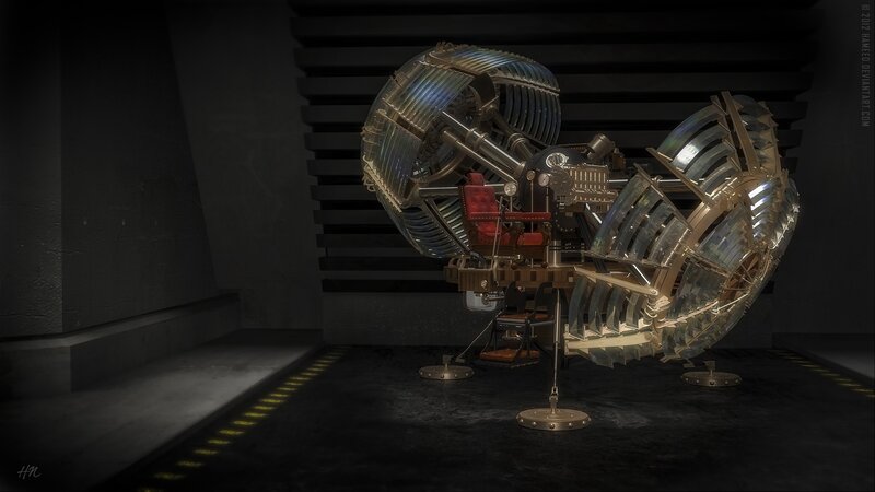 Steampunk Chair Machine