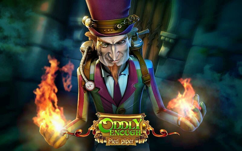 Steampunk Character with Fire — Purple